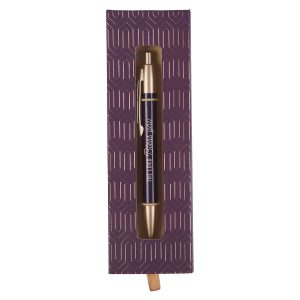 Pen in Gift Box Bless You & Keep You Purple Num. 6:24-26