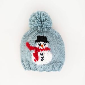 Frosty Snowman Surf Blue Bonnet