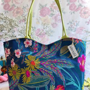 Flora Lolita: USA Made, Handbag with matching pouch