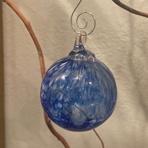 Hand Blown Glass Ball Ornament