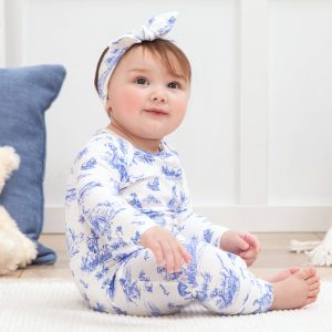 Baby Girl's Toile de Jouy Romper - Mommy & Me