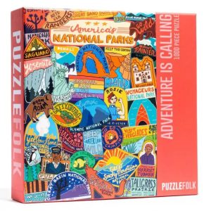 Adventure is Calling 1000 piece Nation Parks Jigsaw