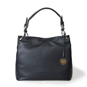 Moda Endrizzi Ragazza Hobo Handbag - Black