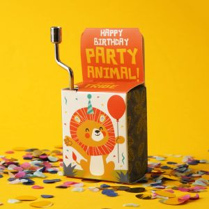 Little Tribe 'Party Animal' Birthday Music Box