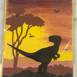 3D Dinosaur Card