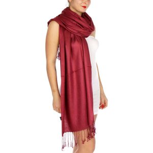 Burgundy Pashmina