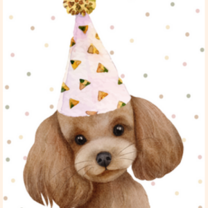 Boho Birthday Pup Greeting Card
