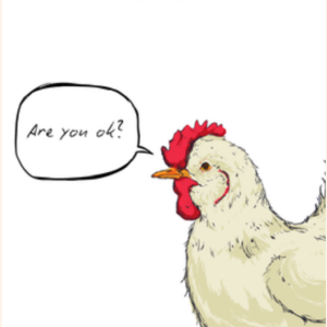 Chicken In On You Greeting Card