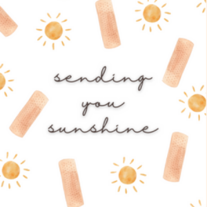 Sending Sunshine Greeting Card