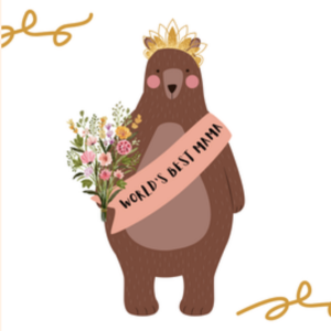 Mama Bear Greeting Card