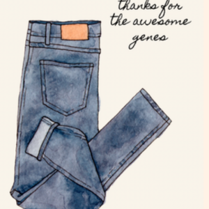 Awesome Genes Greeting Card