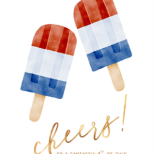 Cheers - 4th of July Greeting Card
