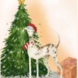 Doggy Christmas Greeting Card