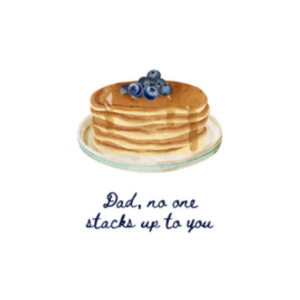 Stacked Pancakes Greeting Card