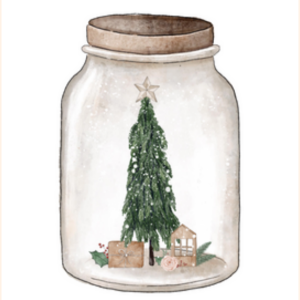 Holiday in a Jar Greeting Card