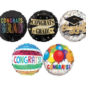 9" Air Filled Pre Grad/Congratulations Assortment