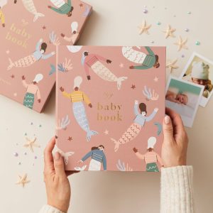 My Baby Book - Mermaids - luxury keepsake memory gift book