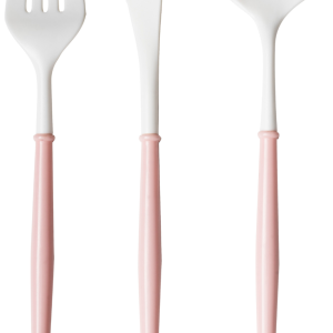 Blush Bella Assorted Plastic Cutlery/24pc, Service for 8